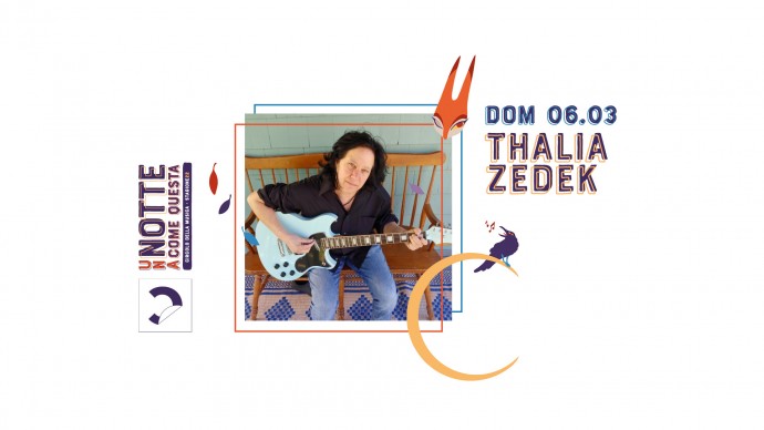 Domenica 6 marzo 2022 arriva Thalia Zedek live al Circolo della musica di Rivoli (To)
